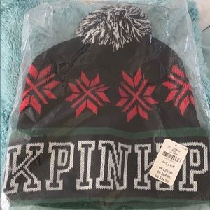 PINK holiday beanie!!